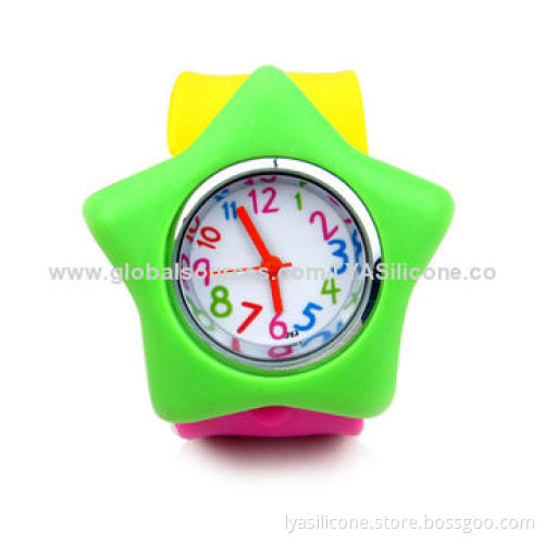 Children Slap Watch in Silicone, OEM and ODM Designs Welcomed